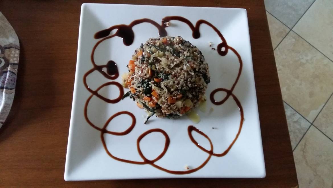 Sformato di Quinoa con cavolo nero